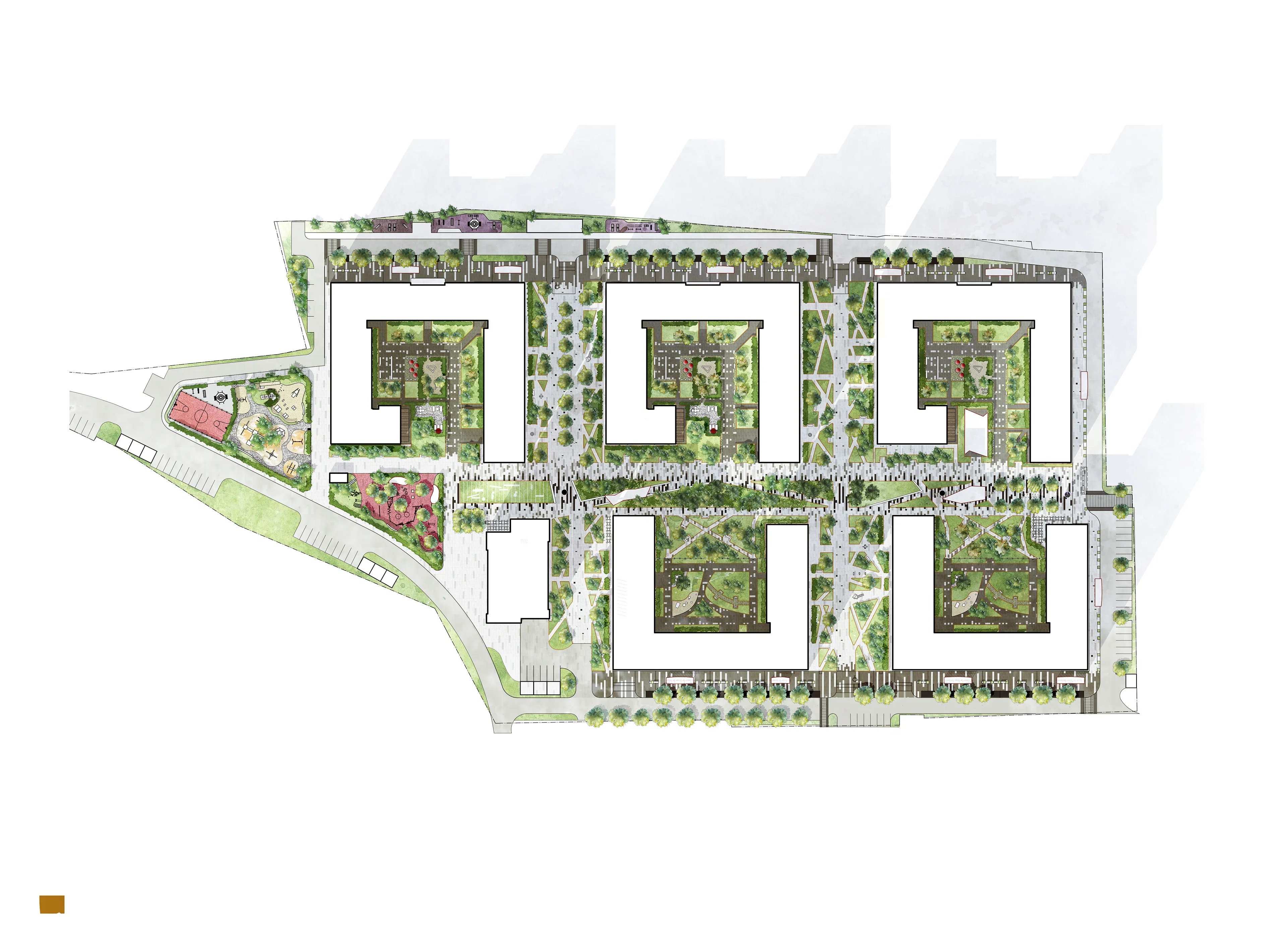 Overall landscape plan