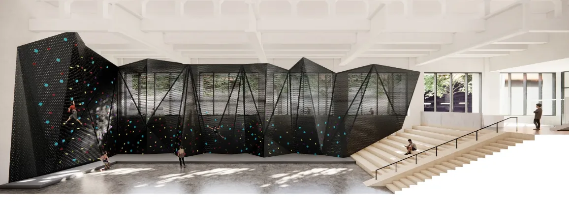 Climbing wall design study