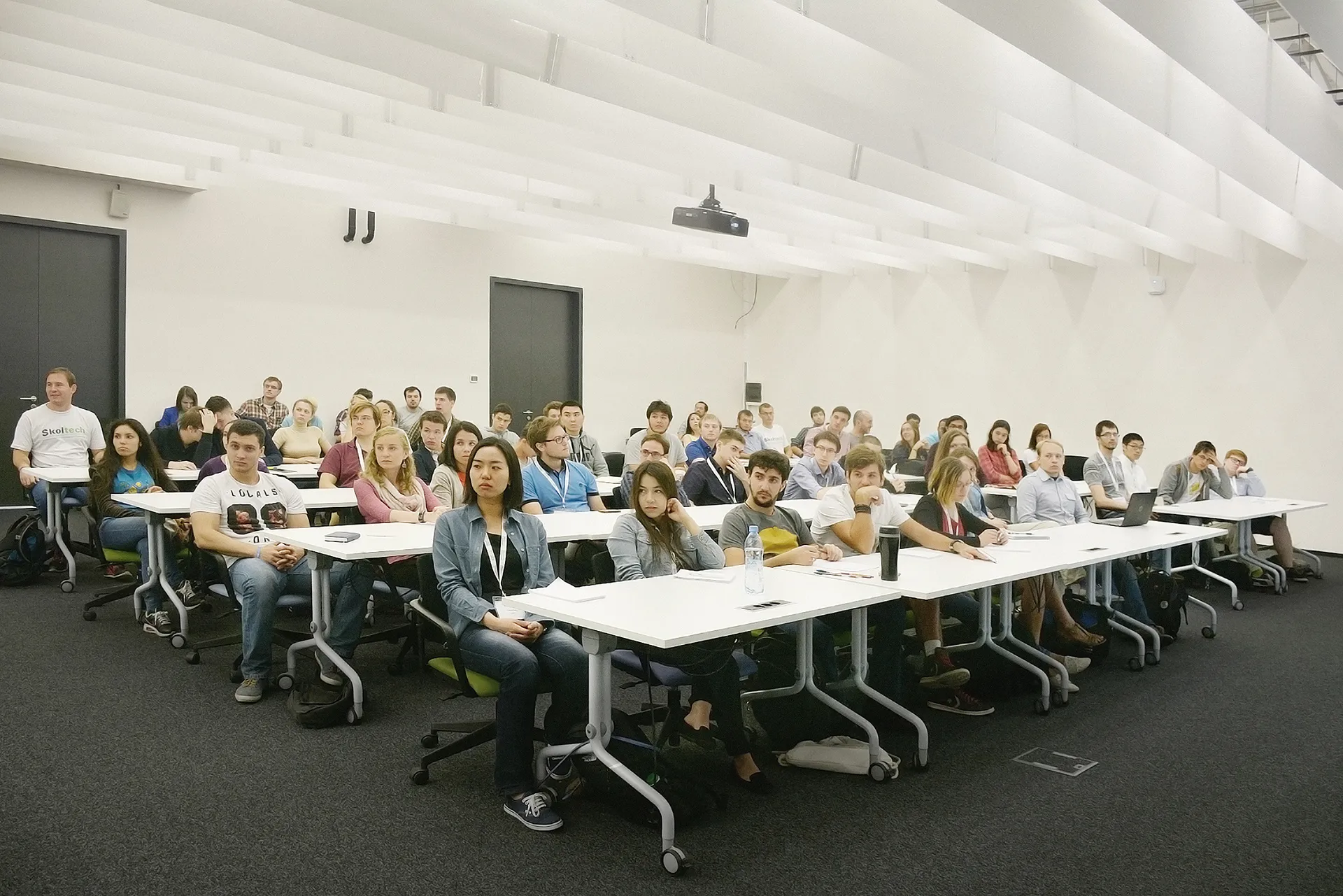 A classroom in use
