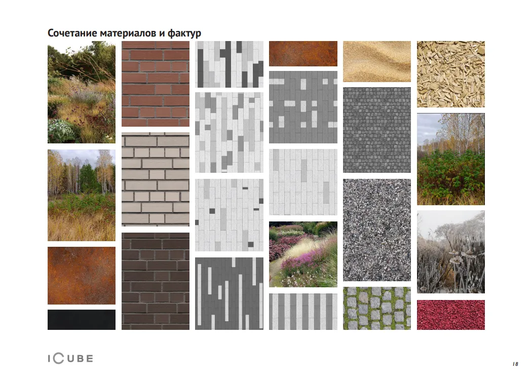 Material and texture palette