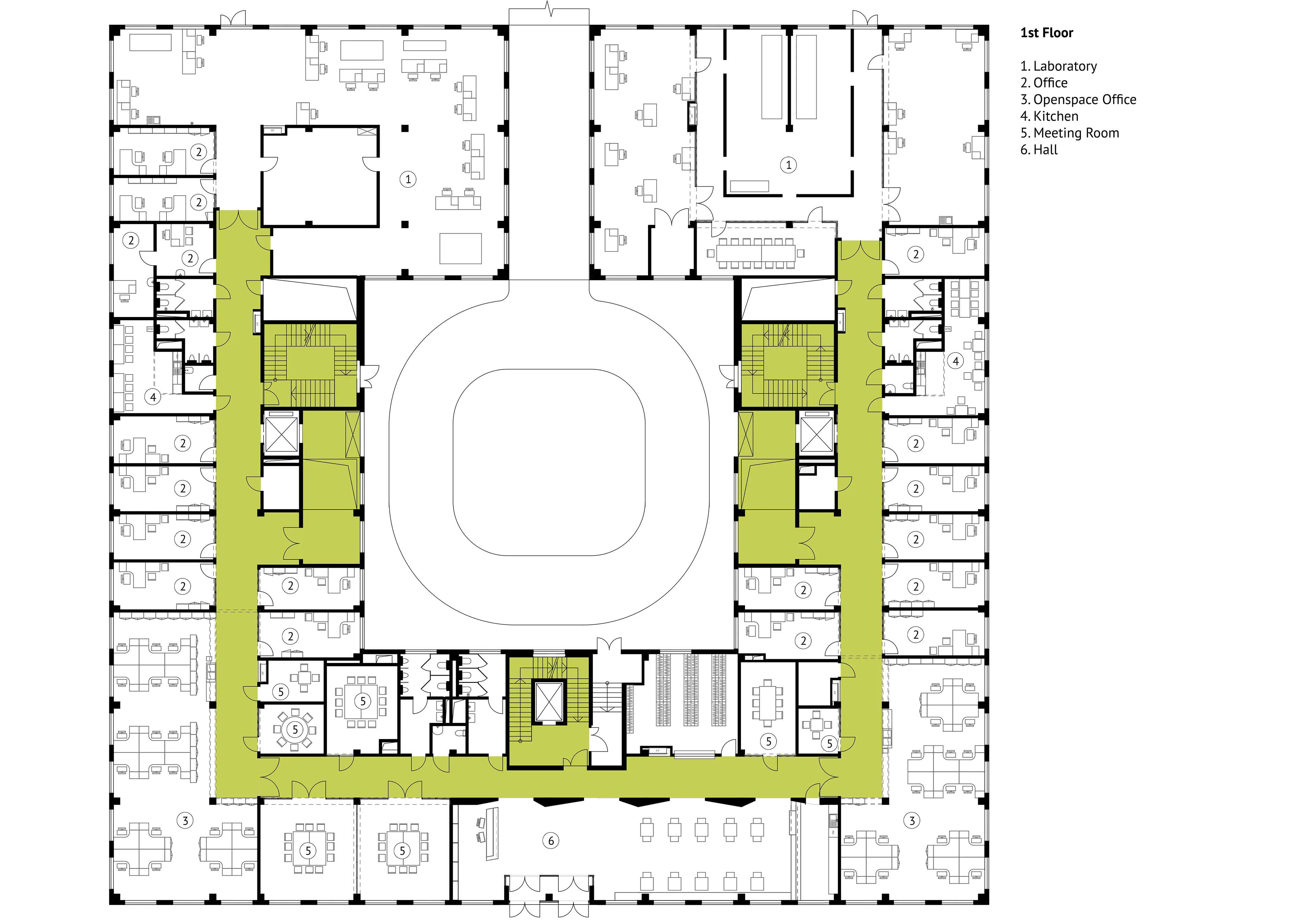 First-floor plan