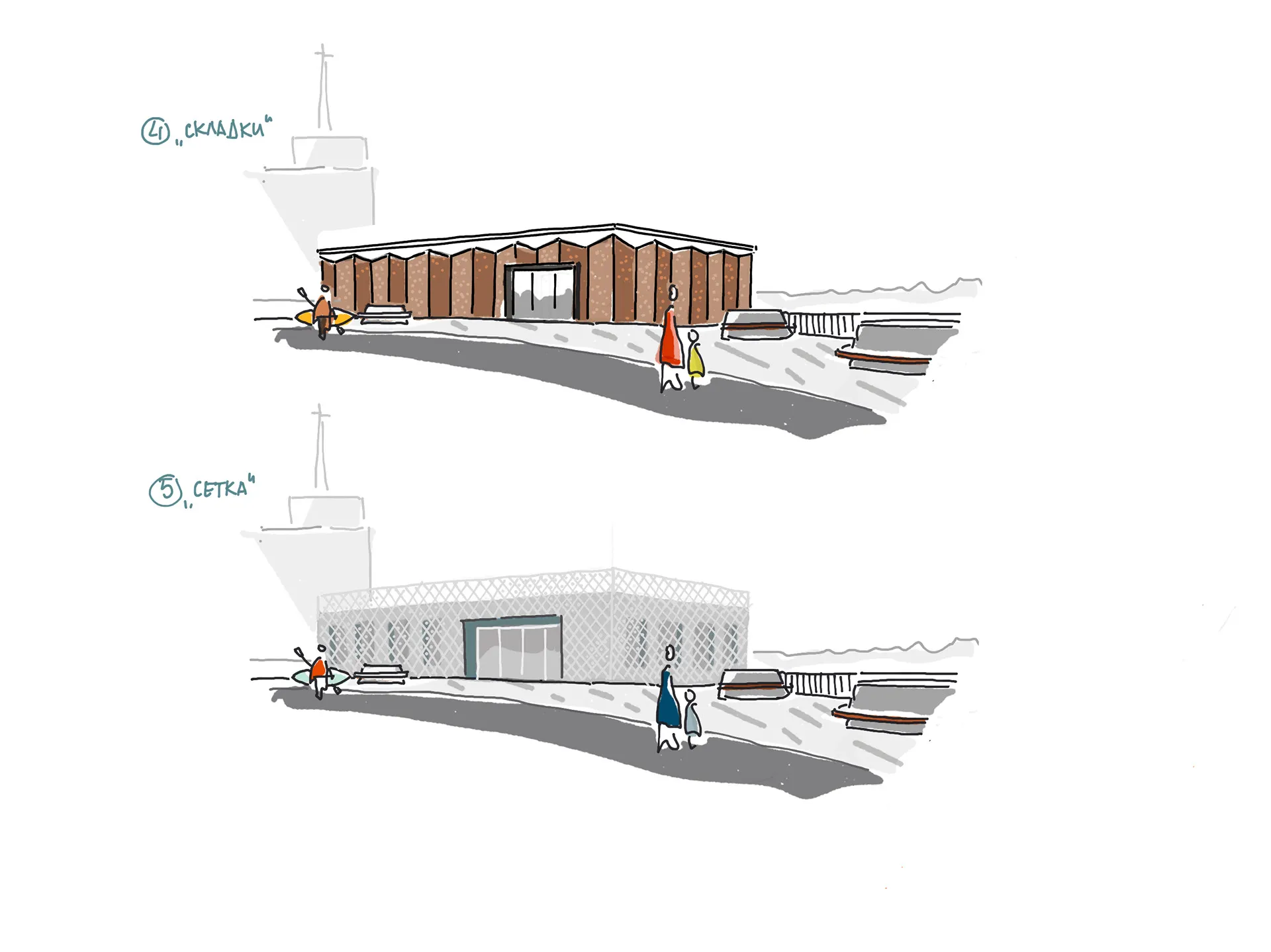 Further pavilion facade studies