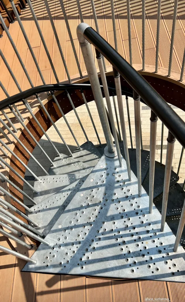 Photograph of a stair detail