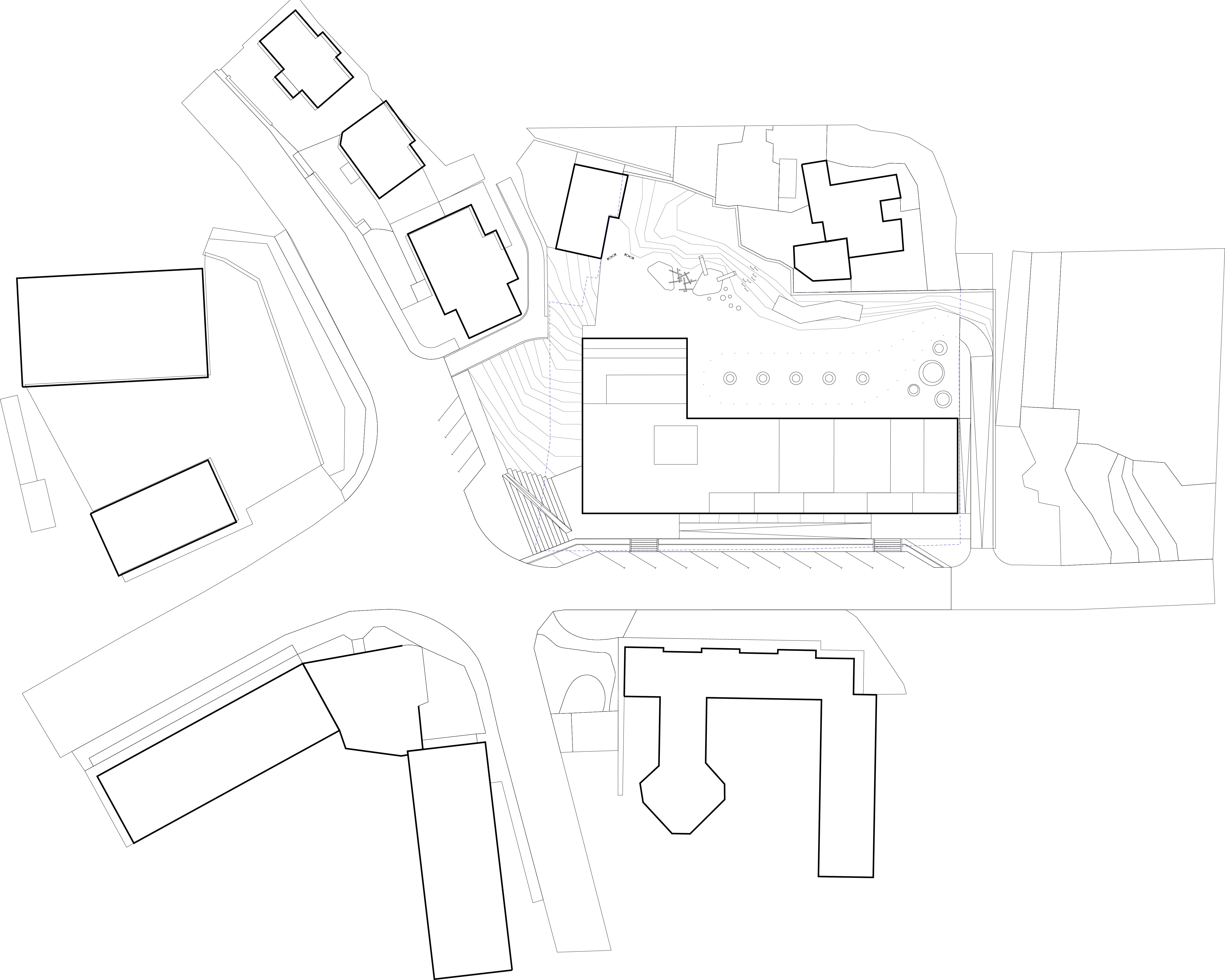 Working courtyard layout from the project archive