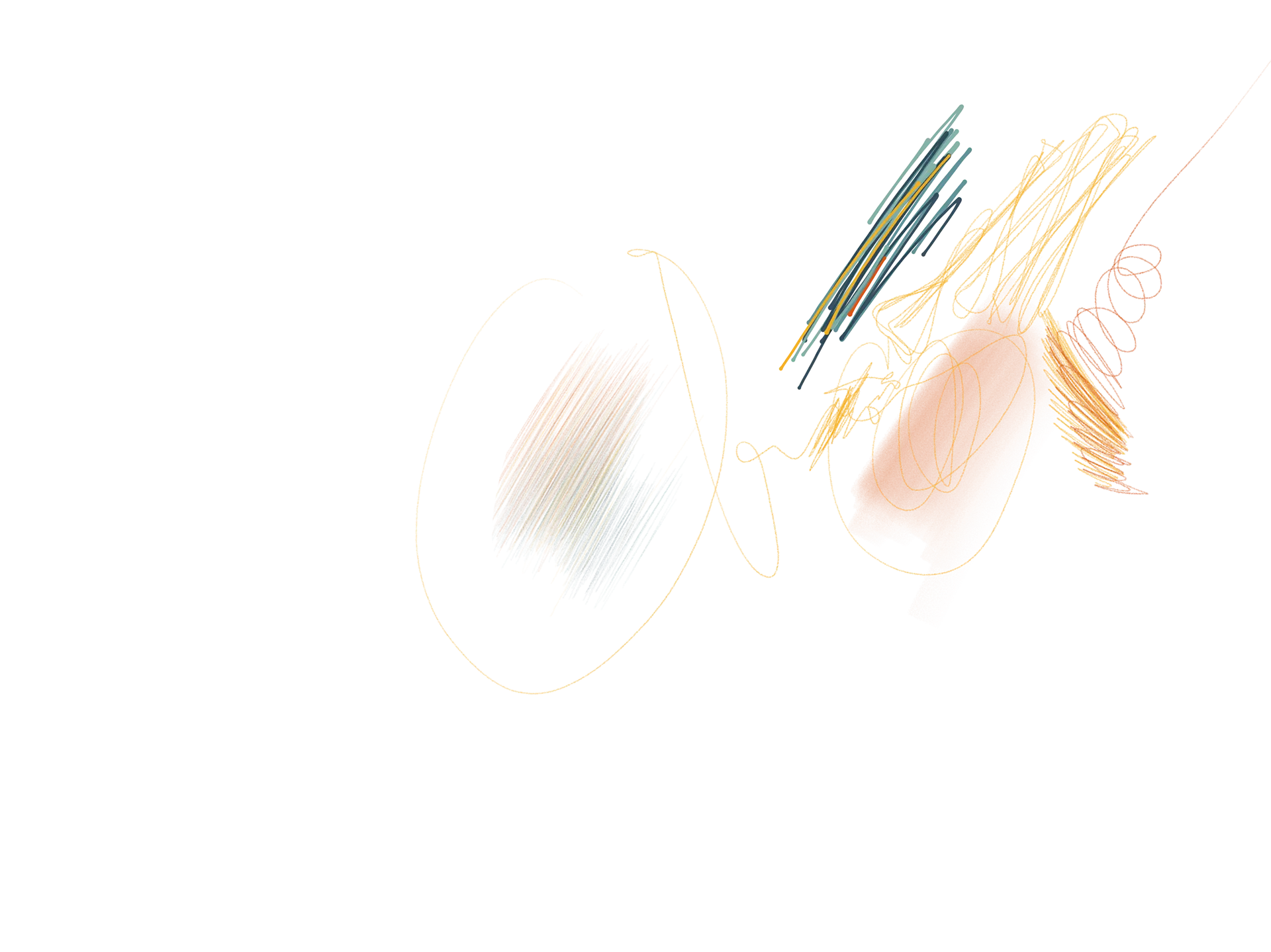 Loose colour and line studies