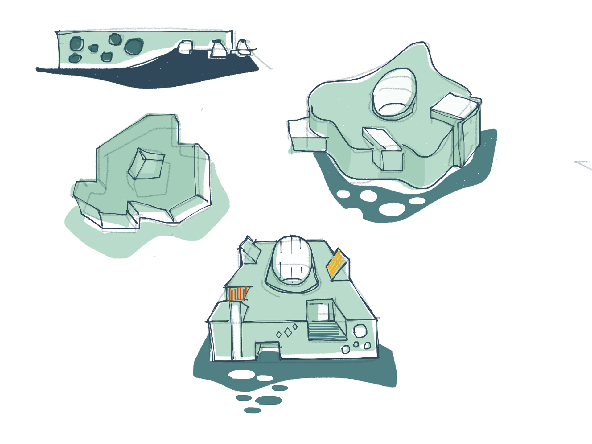 Fragments drawing 32
